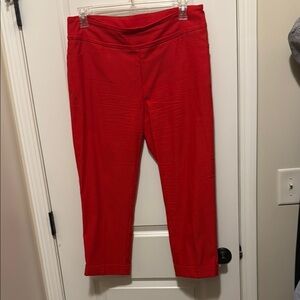 Tribal Red Capris